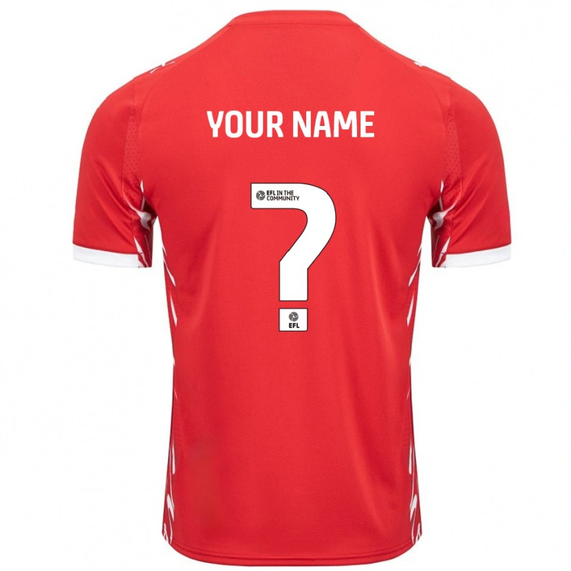 Danxen Heren Uw Naam #0 Rood Wit Thuisshirt Thuistenue 2025/26 T-Shirt België