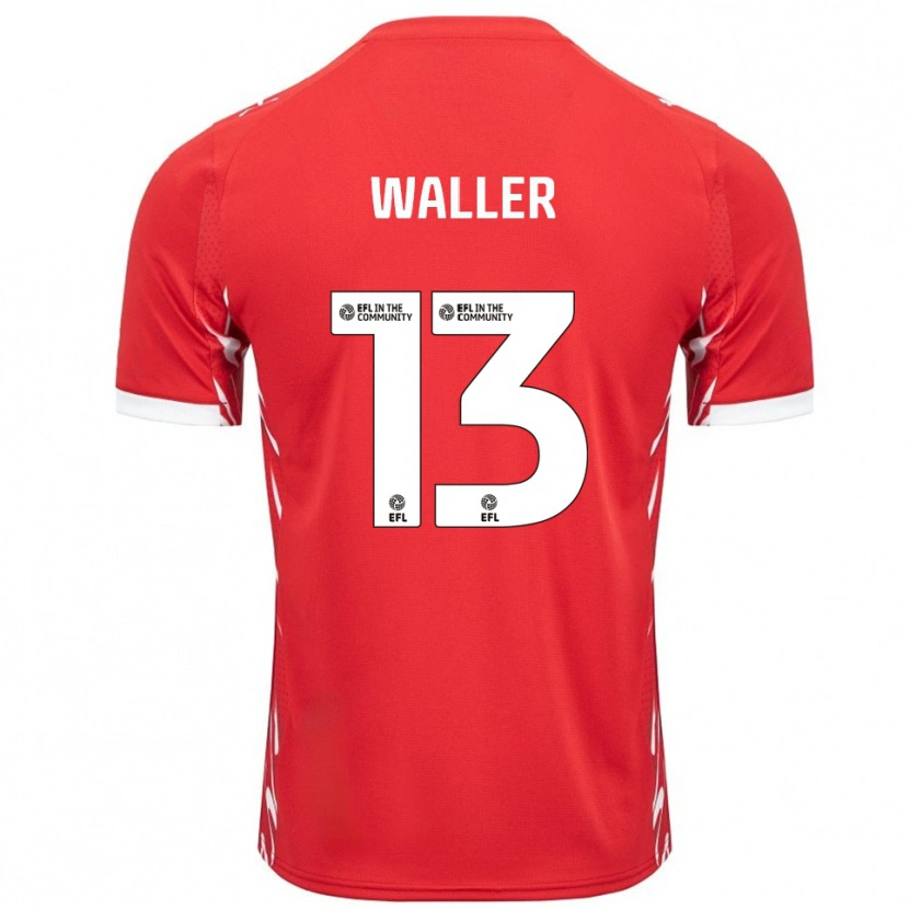 Danxen Heren Sam Waller #13 Rood Wit Thuisshirt Thuistenue 2025/26 T-Shirt België