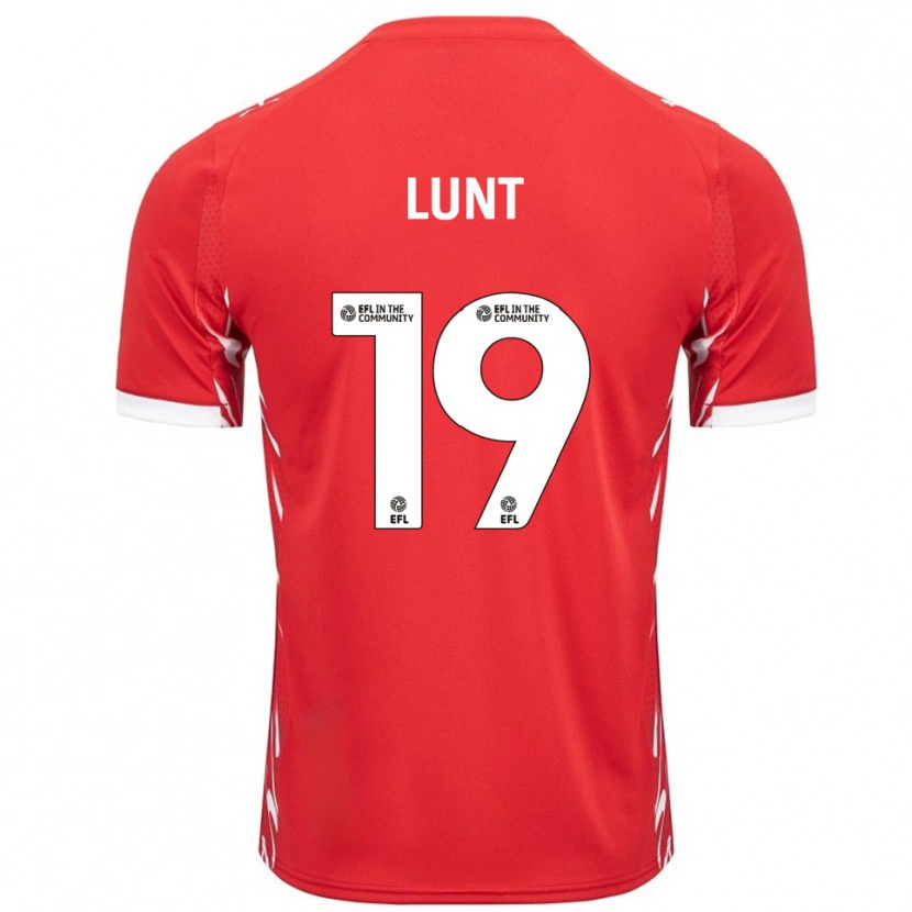 Danxen Heren Owen Lunt #19 Rood Wit Thuisshirt Thuistenue 2025/26 T-Shirt België
