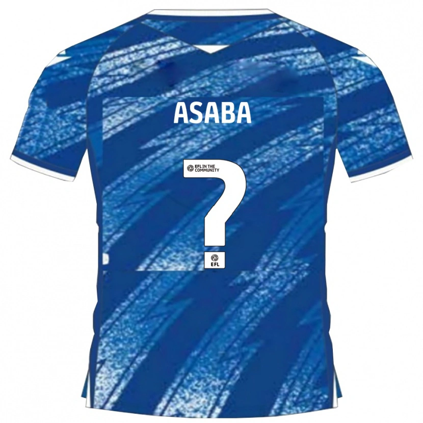 Danxen Heren Alexander Asaba #0 Blauw Wit Thuisshirt Thuistenue 2025/26 T-Shirt België