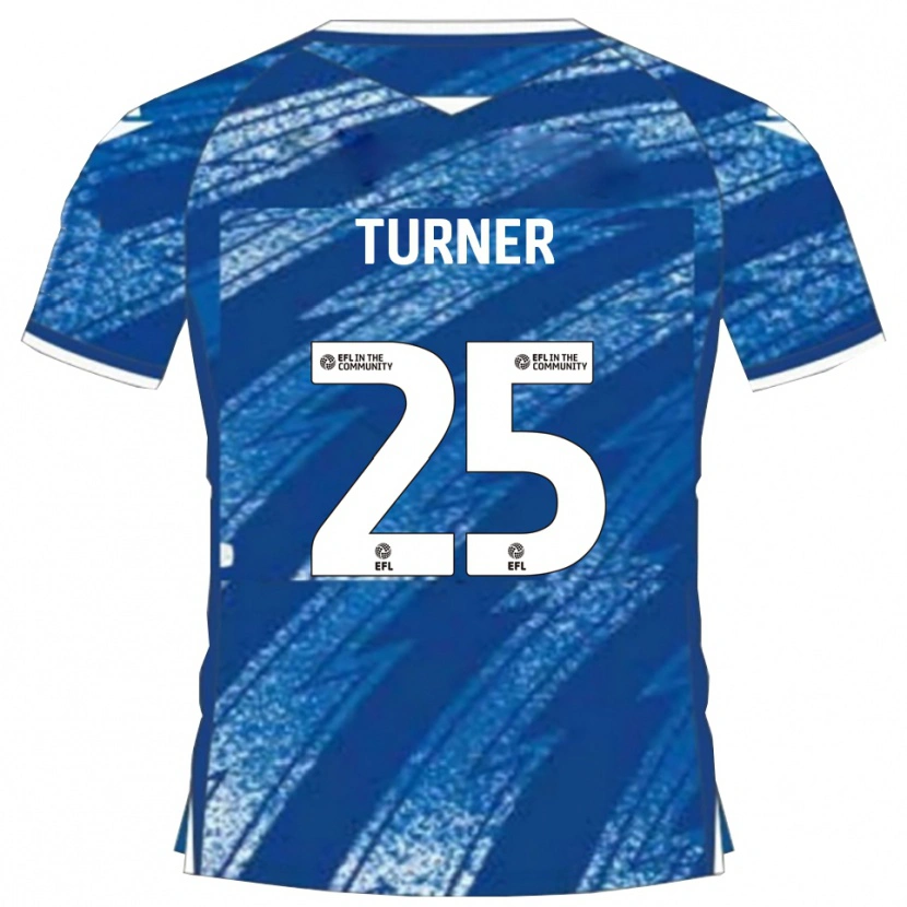 Danxen Heren Jake Turner #25 Blauw Wit Thuisshirt Thuistenue 2025/26 T-Shirt België