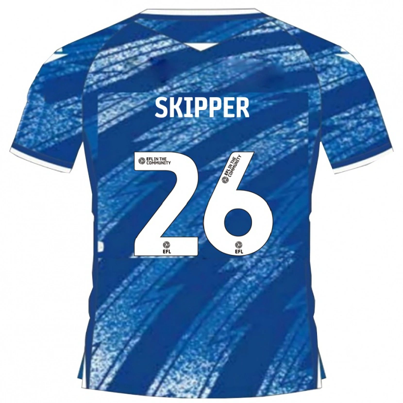 Danxen Heren Stanley Skipper #26 Blauw Wit Thuisshirt Thuistenue 2025/26 T-Shirt België