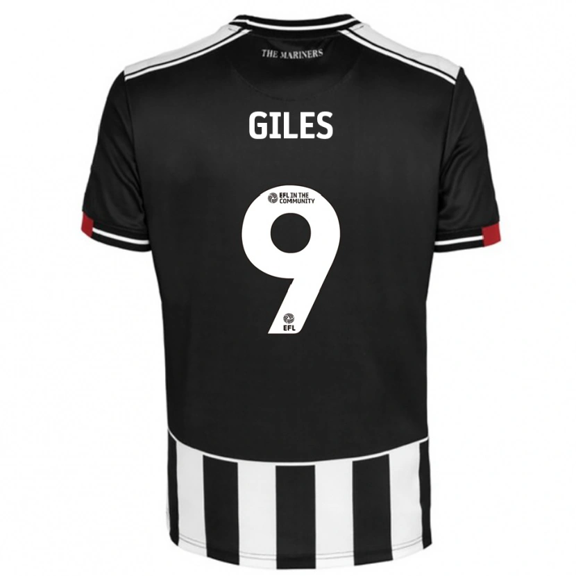 Danxen Heren Grayson Giles #9 Zwart Wit Rood Thuisshirt Thuistenue 2025/26 T-Shirt België
