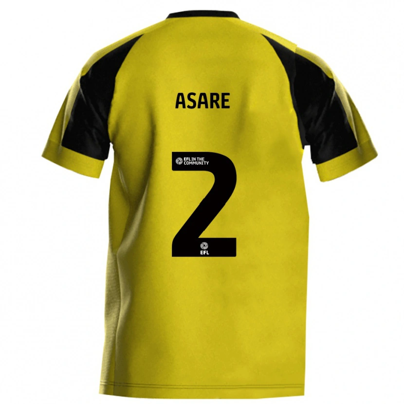 Danxen Heren Zico Asare #2 Geel Grijs Thuisshirt Thuistenue 2025/26 T-Shirt België