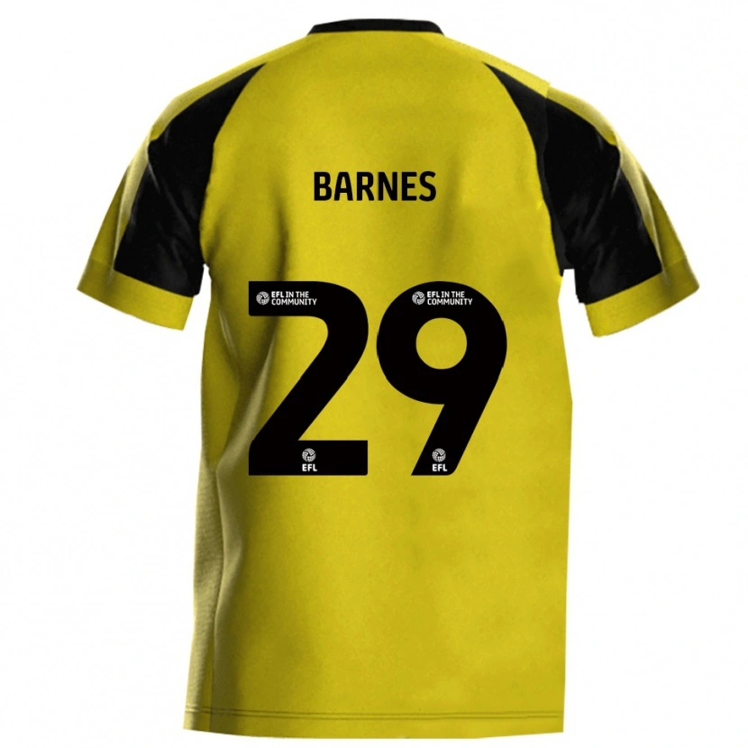 Danxen Heren Lucas Barnes #29 Geel Grijs Thuisshirt Thuistenue 2025/26 T-Shirt België