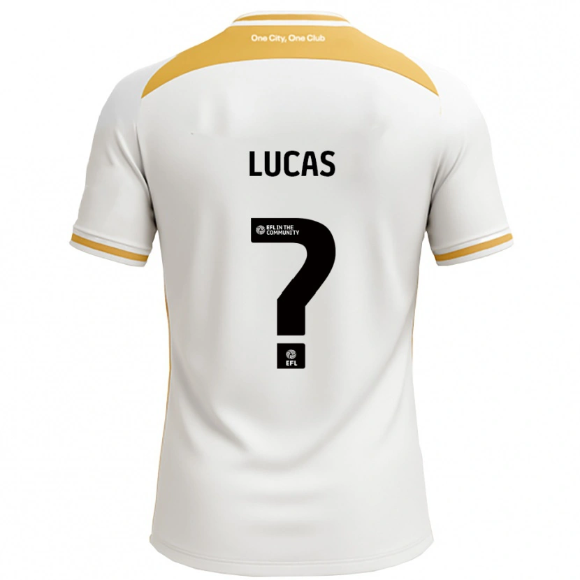 Danxen Heren Dani Lucas #0 Wit Goud Thuisshirt Thuistenue 2025/26 T-Shirt België