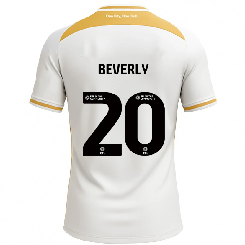 Danxen Heren Poppy Beverly #20 Wit Goud Thuisshirt Thuistenue 2025/26 T-Shirt België