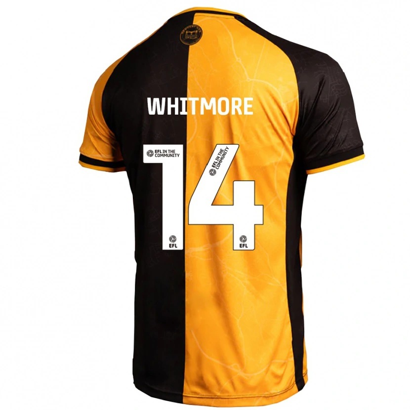 Danxen Heren Kai Whitmore #14 Geel Zwart Thuisshirt Thuistenue 2025/26 T-Shirt België