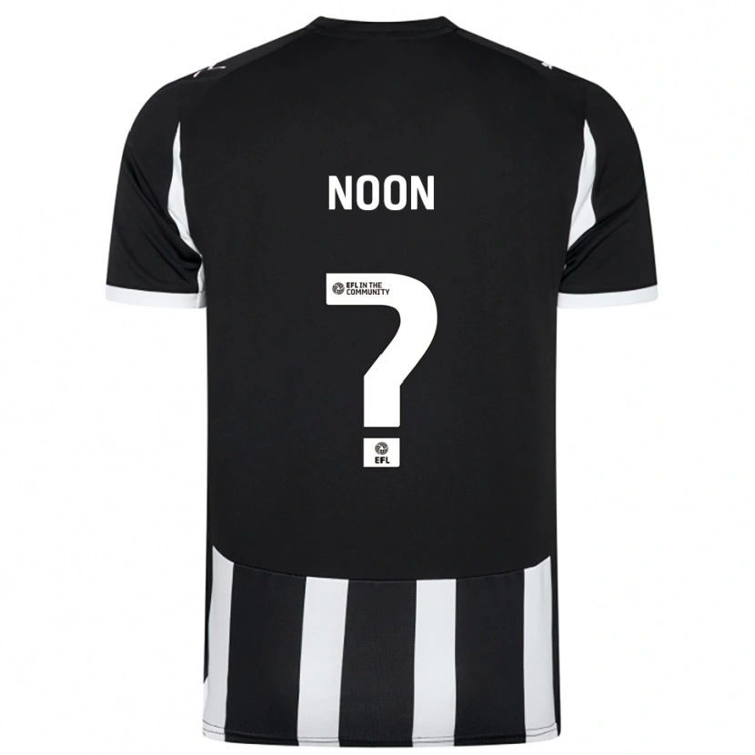 Danxen Heren Zac Noon #0 Zwart Wit Thuisshirt Thuistenue 2025/26 T-Shirt België
