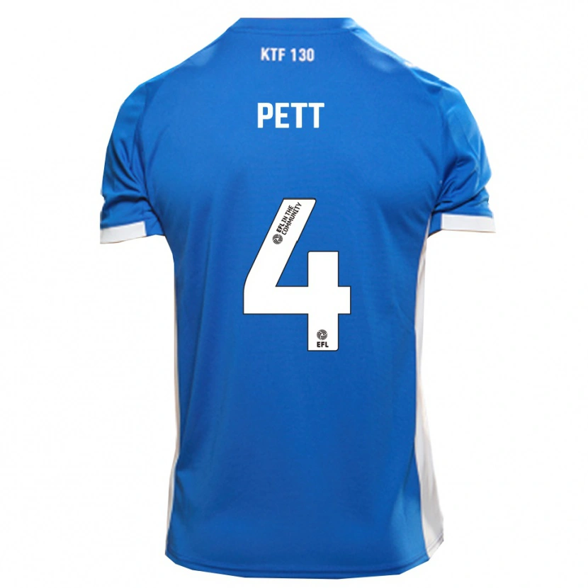 Danxen Heren Tom Pett #4 Blauw Wit Thuisshirt Thuistenue 2025/26 T-Shirt België