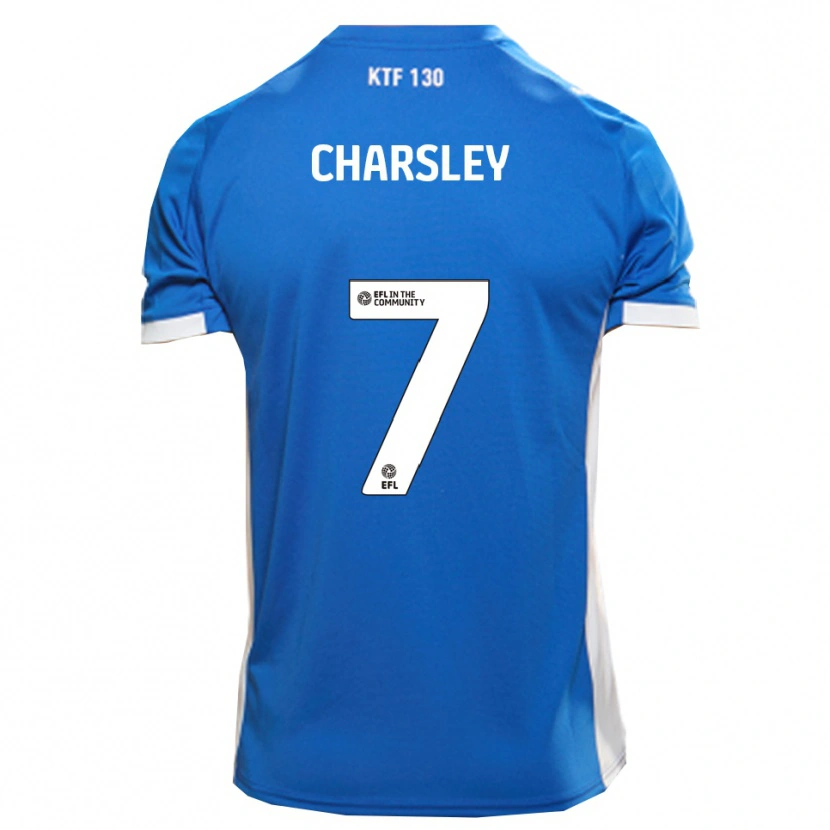 Danxen Heren Harry Charsley #7 Blauw Wit Thuisshirt Thuistenue 2025/26 T-Shirt België
