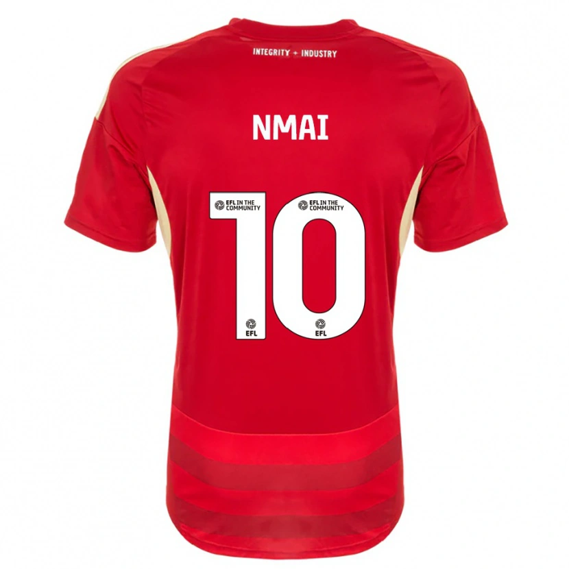 Danxen Heren Kelly Nmai #10 Rood Wit Thuisshirt Thuistenue 2025/26 T-Shirt België