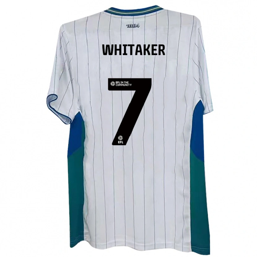 Danxen Heren Charlie Whitaker #7 Wit Groen Blauw Thuisshirt Thuistenue 2025/26 T-Shirt België