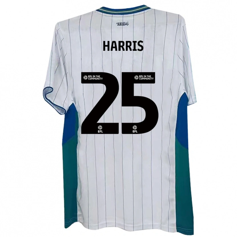 Danxen Heren Taylan Harris #25 Wit Groen Blauw Thuisshirt Thuistenue 2025/26 T-Shirt België