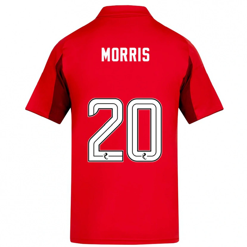 Danxen Heren Shayden Morris #20 Rood Bordeauxrood Thuisshirt Thuistenue 2025/26 T-Shirt België