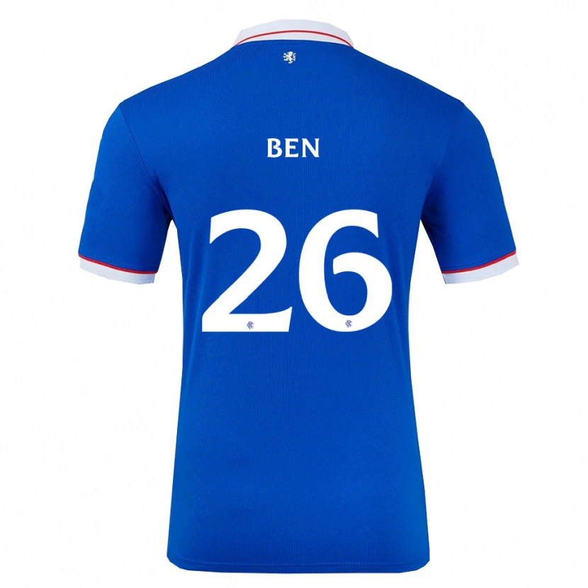 Danxen Heren Ben Davies #26 Blauw Wit Thuisshirt Thuistenue 2025/26 T-Shirt België