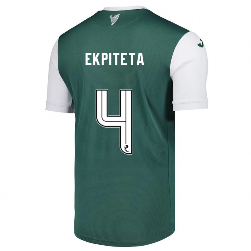 Danxen Heren Marvin Ekpiteta #4 Groen Wit Thuisshirt Thuistenue 2025/26 T-Shirt België
