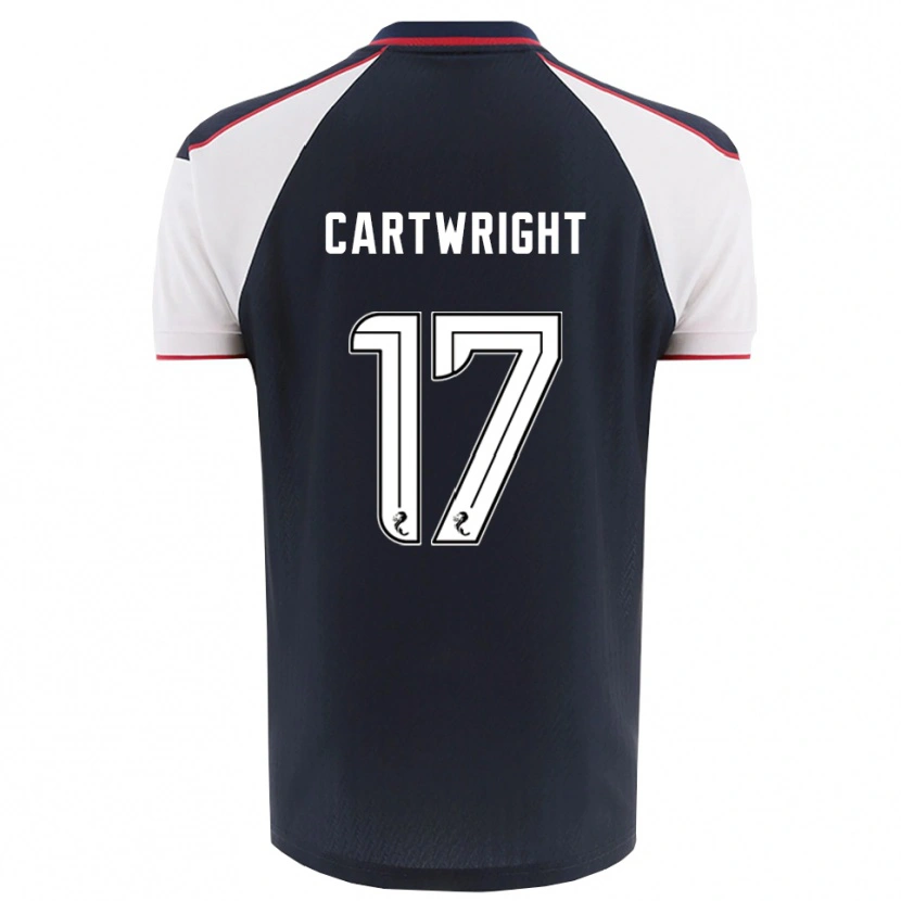 Danxen Heren Henry Cartwright #17 Marine Wit Thuisshirt Thuistenue 2025/26 T-Shirt België
