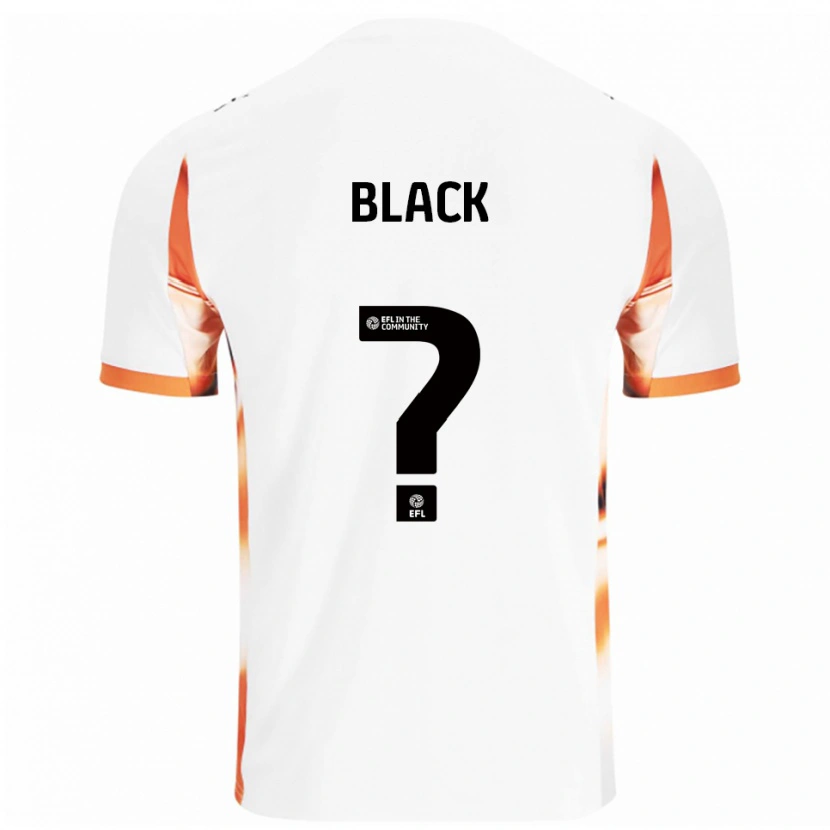 Danxen Heren Olivia Black #0 Wit Oranje Zwart Uitshirt Uittenue 2025/26 T-Shirt België