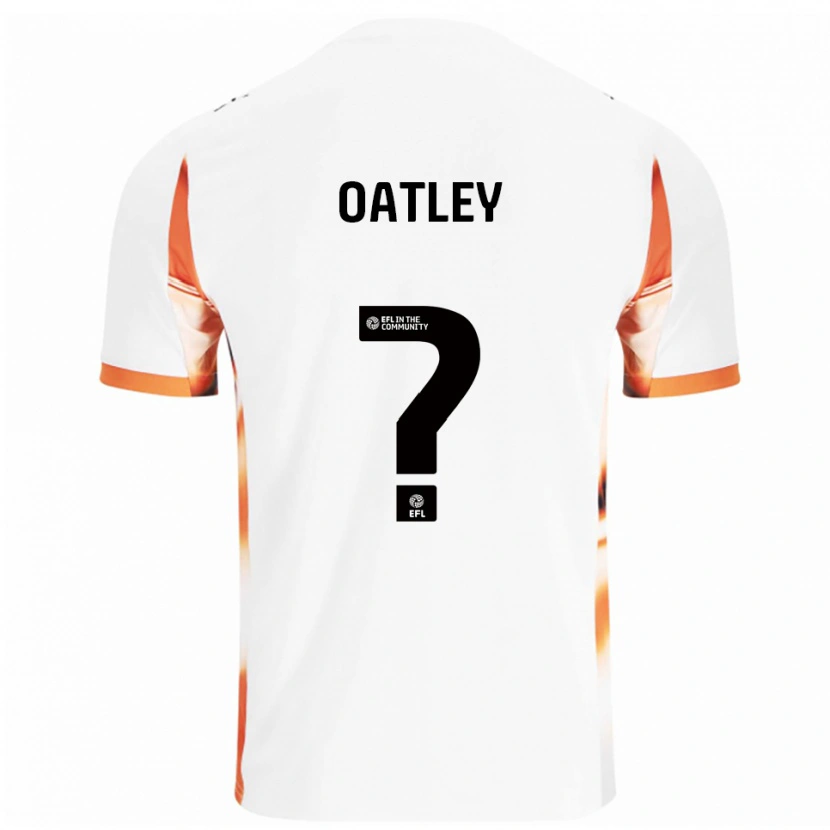 Danxen Heren Lauren Oatley #0 Wit Oranje Zwart Uitshirt Uittenue 2025/26 T-Shirt België