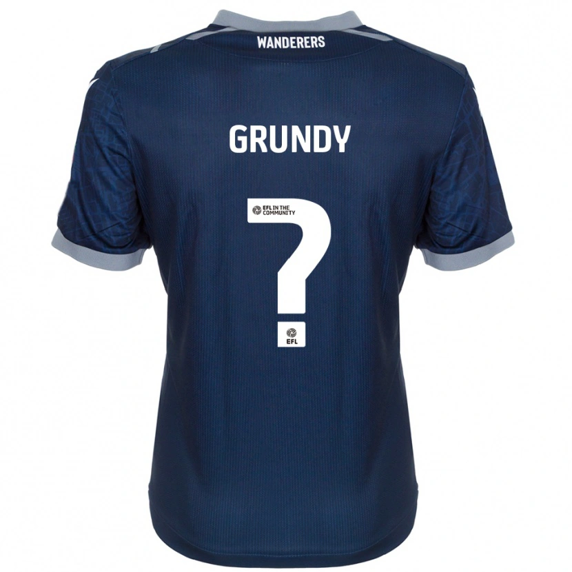Danxen Heren Grace Grundy #0 Marine Grijs Uitshirt Uittenue 2025/26 T-Shirt België