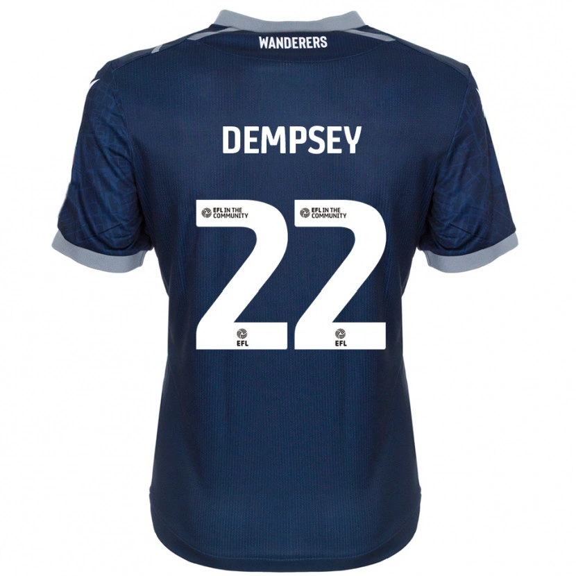 Danxen Heren Kyle Dempsey #22 Marine Grijs Uitshirt Uittenue 2025/26 T-Shirt België
