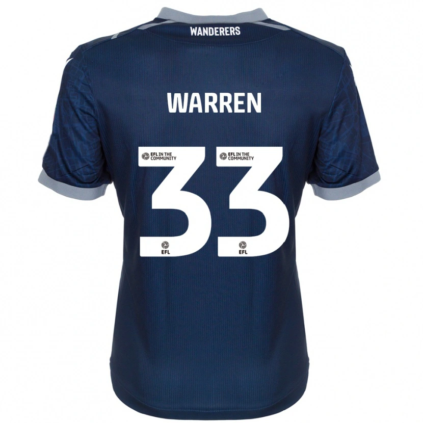 Danxen Heren Charlie Warren #33 Marine Grijs Uitshirt Uittenue 2025/26 T-Shirt België