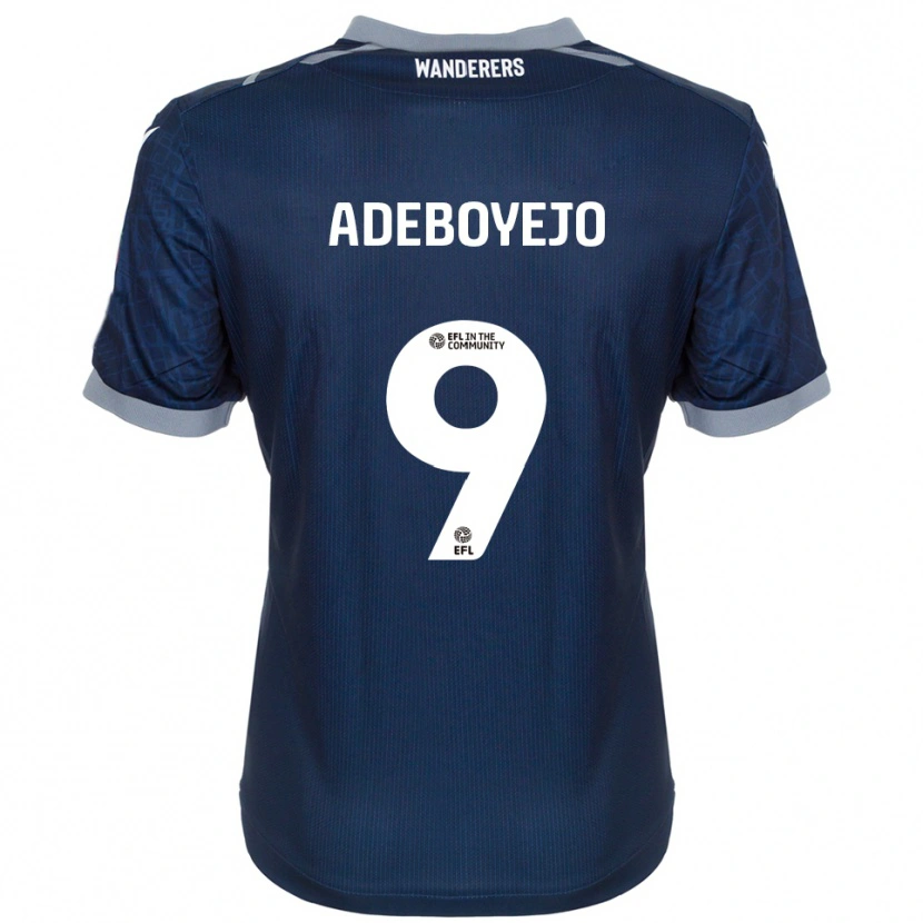 Danxen Heren Victor Adeboyejo #9 Marine Grijs Uitshirt Uittenue 2025/26 T-Shirt België