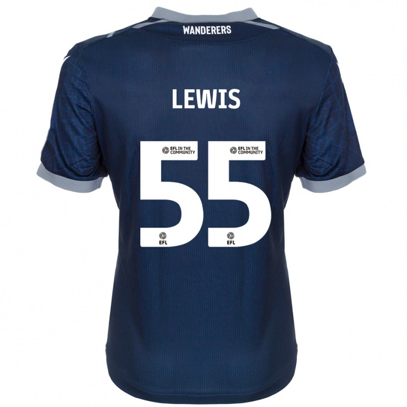 Danxen Heren Conor Lewis #55 Marine Grijs Uitshirt Uittenue 2025/26 T-Shirt België