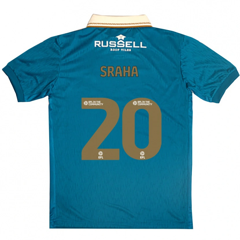 Danxen Heren Jason Sraha #20 Hemelsblauw Wit Uitshirt Uittenue 2025/26 T-Shirt België