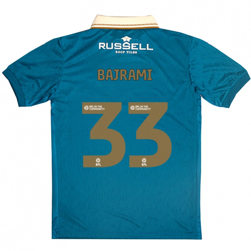 Danxen Heren Geraldo Bajrami #33 Hemelsblauw Wit Uitshirt Uittenue 2025/26 T-Shirt België