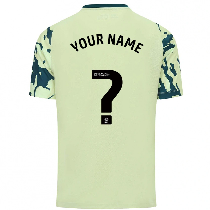 Danxen Heren Uw Naam #0 Donkergroen Uitshirt Uittenue 2025/26 T-Shirt België