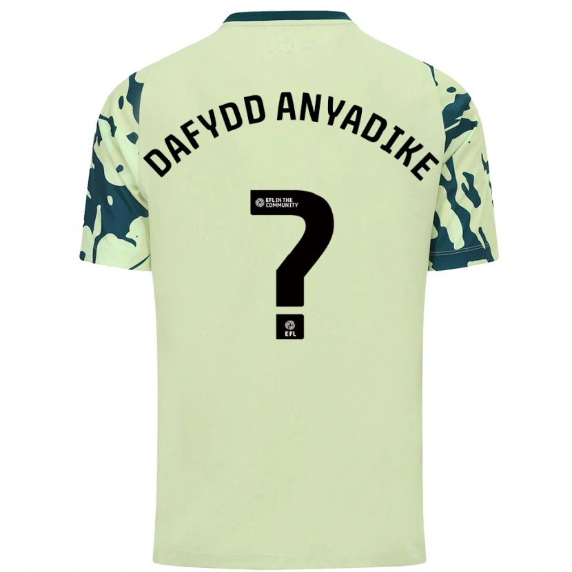 Danxen Heren Noah Dafydd Anyadike #0 Donkergroen Uitshirt Uittenue 2025/26 T-Shirt België