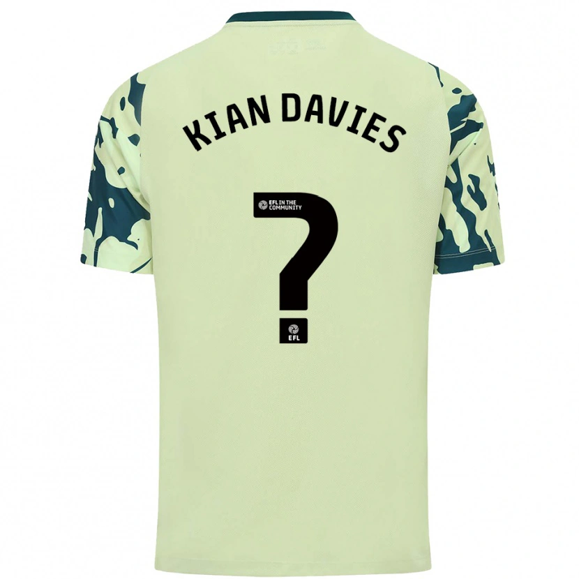 Danxen Heren Kian Davies #0 Donkergroen Uitshirt Uittenue 2025/26 T-Shirt België