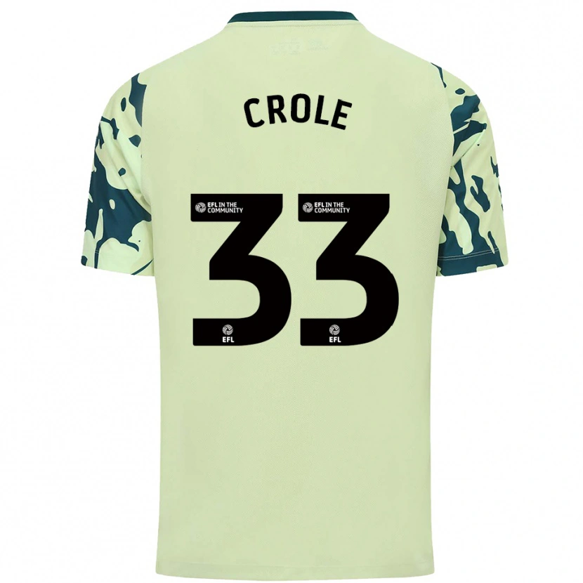 Danxen Heren James Crole #33 Donkergroen Uitshirt Uittenue 2025/26 T-Shirt België