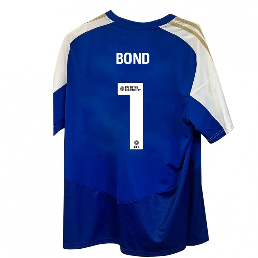 Danxen Heren Abbi Bond #1 Blauw Wit Goud Uitshirt Uittenue 2025/26 T-Shirt België