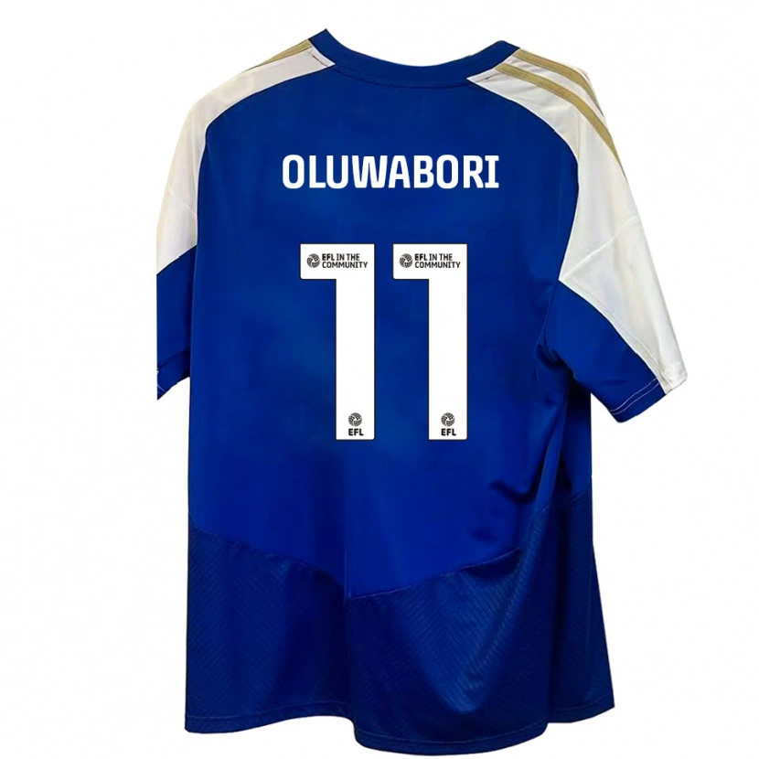 Danxen Heren Andrew Oluwabori #11 Blauw Wit Goud Uitshirt Uittenue 2025/26 T-Shirt België