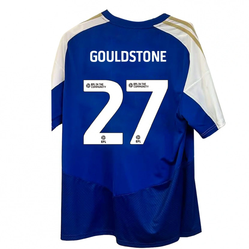 Danxen Heren Lemoni Gouldstone #27 Blauw Wit Goud Uitshirt Uittenue 2025/26 T-Shirt België