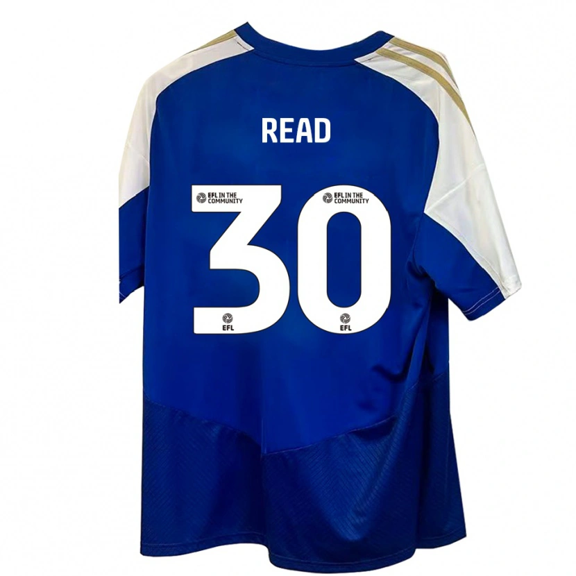 Danxen Heren Jasmine Read #30 Blauw Wit Goud Uitshirt Uittenue 2025/26 T-Shirt België