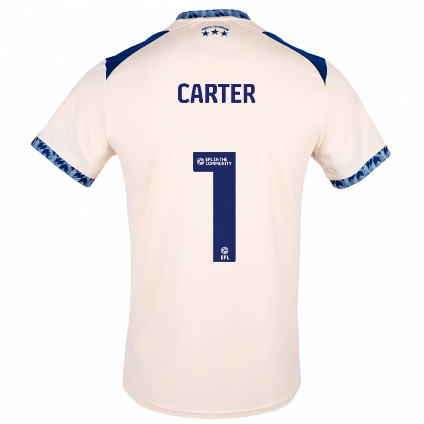 Danxen Heren Laura Carter #1 Gebroken Wit Marine Uitshirt Uittenue 2025/26 T-Shirt België