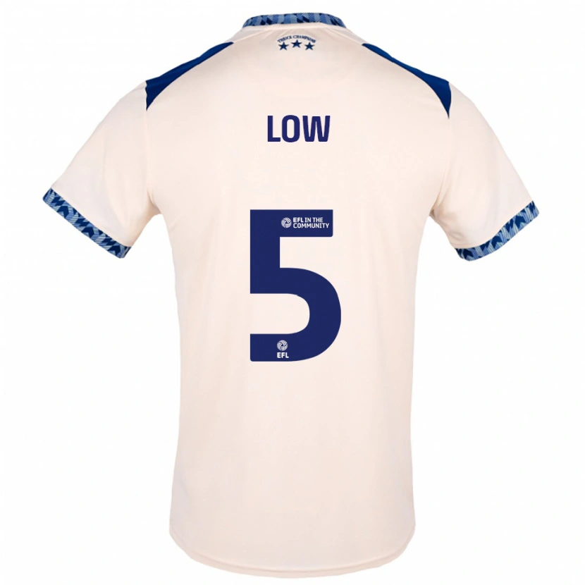 Danxen Heren Joe Low #5 Gebroken Wit Marine Uitshirt Uittenue 2025/26 T-Shirt België