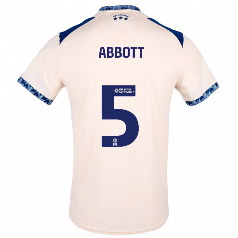 Danxen Heren Vicky Abbott #5 Gebroken Wit Marine Uitshirt Uittenue 2025/26 T-Shirt België