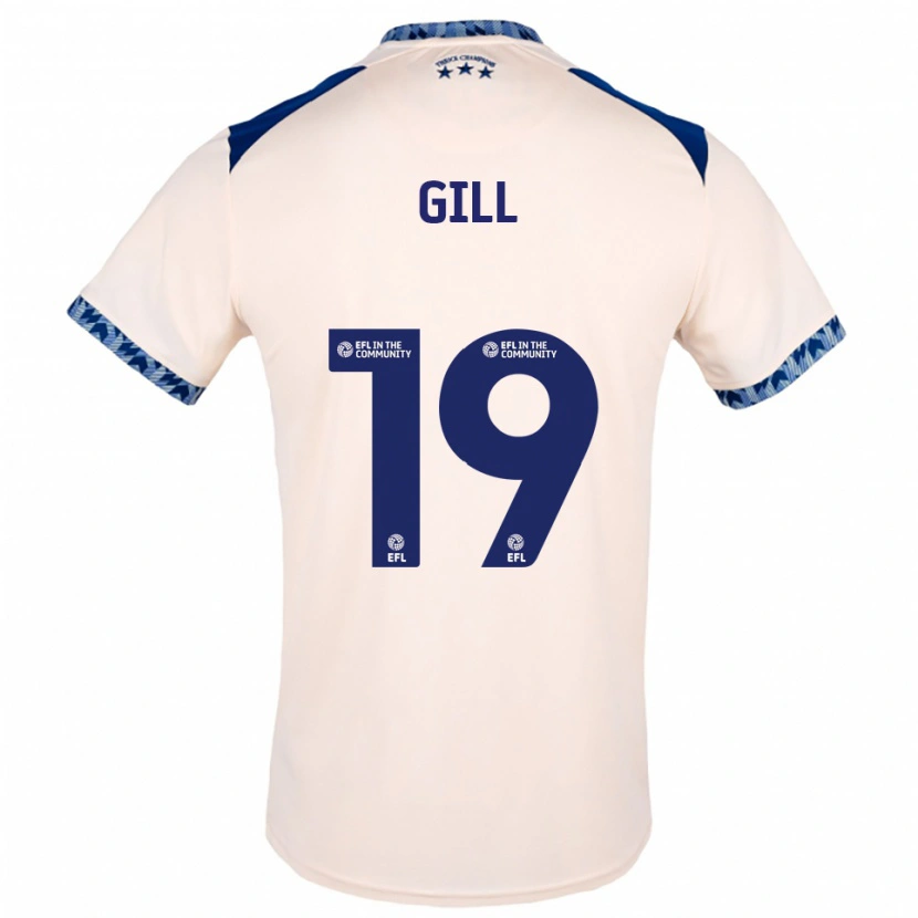 Danxen Heren Charlotte Gill #19 Gebroken Wit Marine Uitshirt Uittenue 2025/26 T-Shirt België