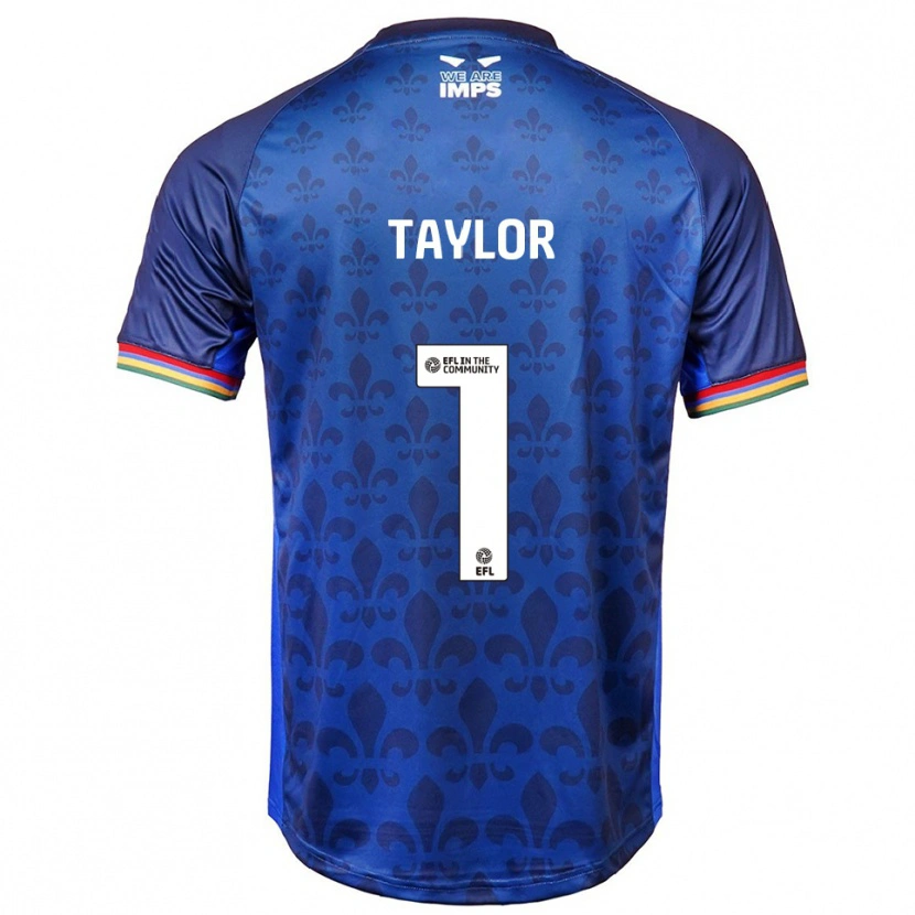Danxen Heren Jaden Taylor #1 Blauw Marine Uitshirt Uittenue 2025/26 T-Shirt België