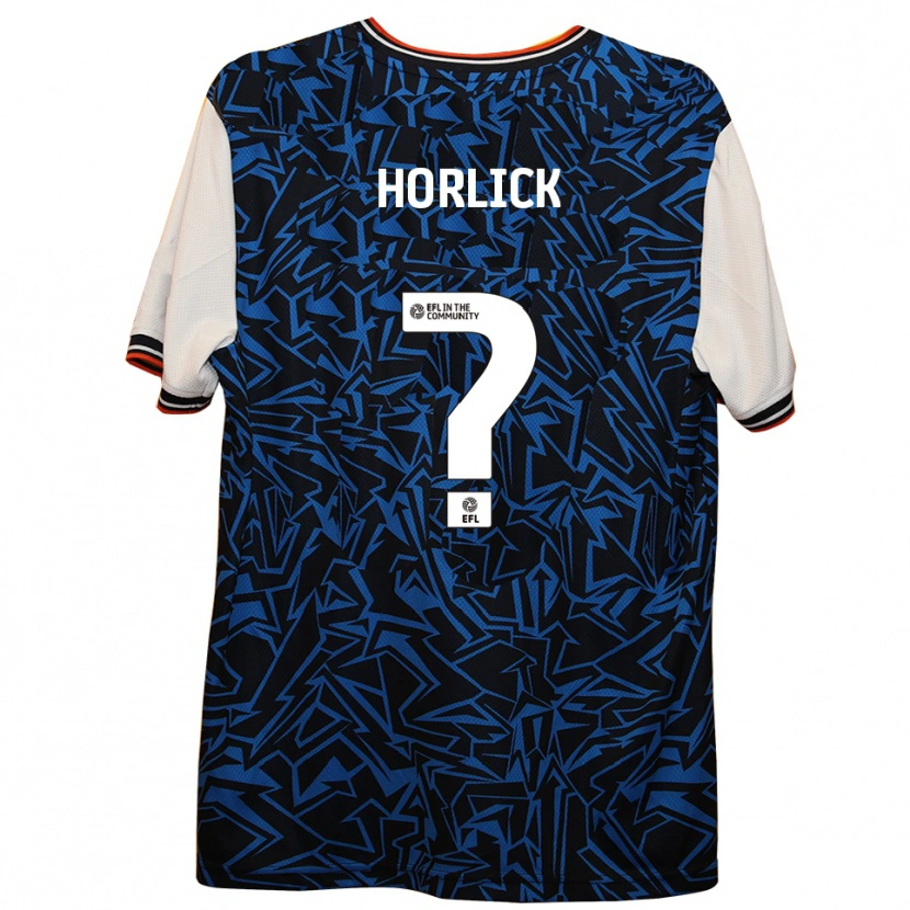Danxen Heren Jameson Horlick #0 Blauw Zwart Wit Uitshirt Uittenue 2025/26 T-Shirt België