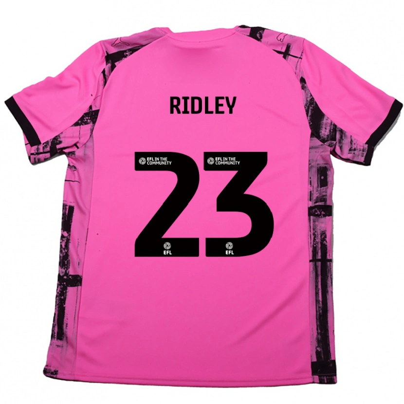 Danxen Heren Paige Ridley #23 Roosrood Zwart Uitshirt Uittenue 2025/26 T-Shirt België