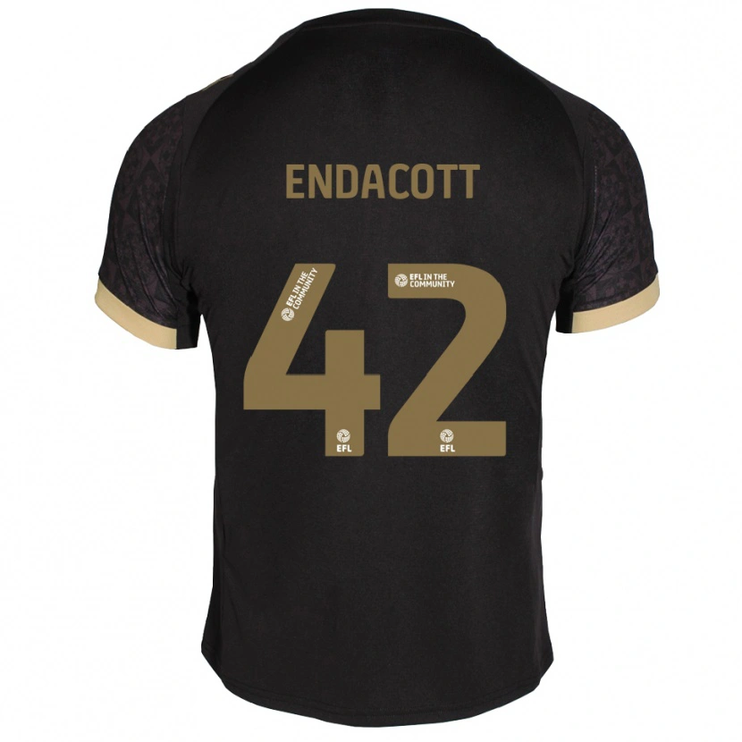 Danxen Heren Jack Endacott #42 Zwart Goud Uitshirt Uittenue 2025/26 T-Shirt België