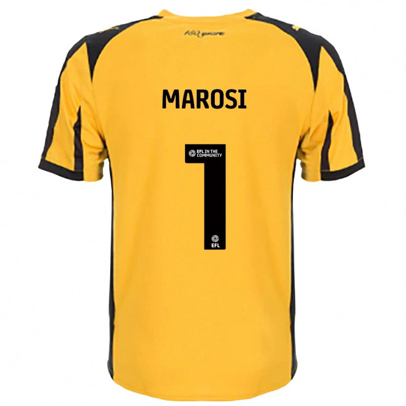 Danxen Heren Marko Marosi #1 Oranje Zwart Uitshirt Uittenue 2025/26 T-Shirt België