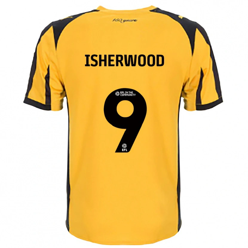 Danxen Heren Macy Isherwood #9 Oranje Zwart Uitshirt Uittenue 2025/26 T-Shirt België