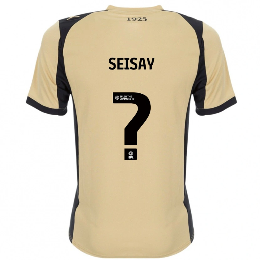 Danxen Heren Hamid Seisay #0 Goud Zwart Uitshirt Uittenue 2025/26 T-Shirt België